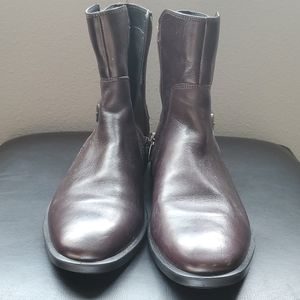 Ecco Brand Brown Leather Boots